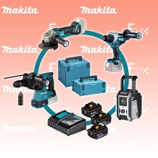 Makita 4-teilige bürstenlose Mega-Combo SET