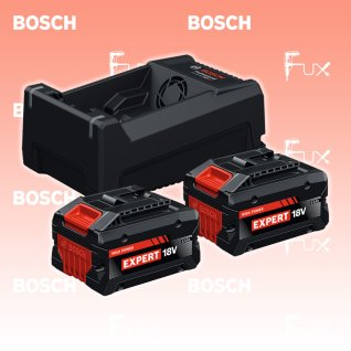 Bosch Professional Expert 2x EXBA18V-55 + GAL12V/18V-80 Starter-Set