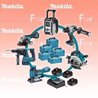 Makita Bürstenlose Mega-Combo  SET 7 / 6-teilig