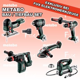 Metabo Bau / Tiefbau Set 2 SOLO