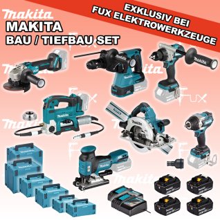 Makita Bau / Tiefbau Set 5