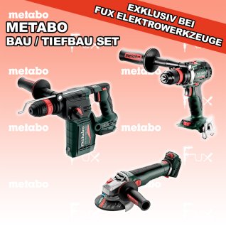 Metabo  Bau / Tiefbau Set 5 SOLO