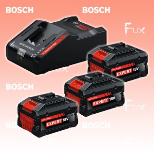 Bosch Professional 3x EXBA18V-80 + EXAL18V-160 Starter-Set