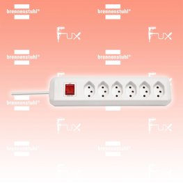 Steckdosenleiste cleverLINE 6-fach
